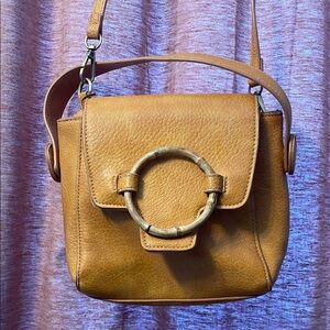 Free People Tan Leather Bag